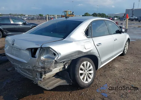 2014 Volkswagen Passat 1.8T Wolfsburg Edition from USA, damaged, VIN 1VWAS7A33EC101519